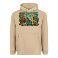 Mushroom just a small town girl Heavyweight Hoodie - RanaPortraitStore