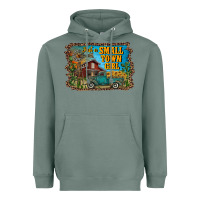Sage just a small town girl Heavyweight Hoodie - RanaPortraitStore