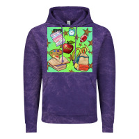 Cloud Purple school seamless pattern Vintage Hoodie - BundleAndBundleShop