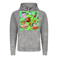 Cloud Rock school seamless pattern Vintage Hoodie - BundleAndBundleShop