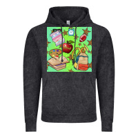 Vintage Black school seamless pattern Vintage Hoodie - BundleAndBundleShop