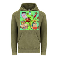 Vintage Olive school seamless pattern Vintage Hoodie - BundleAndBundleShop