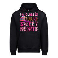 Black my class is full of sweet hearts olivia Urban Hoodie - OliviaCreatesArt