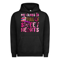 Pigment Black my class is full of sweet hearts olivia Urban Hoodie - OliviaCreatesArt