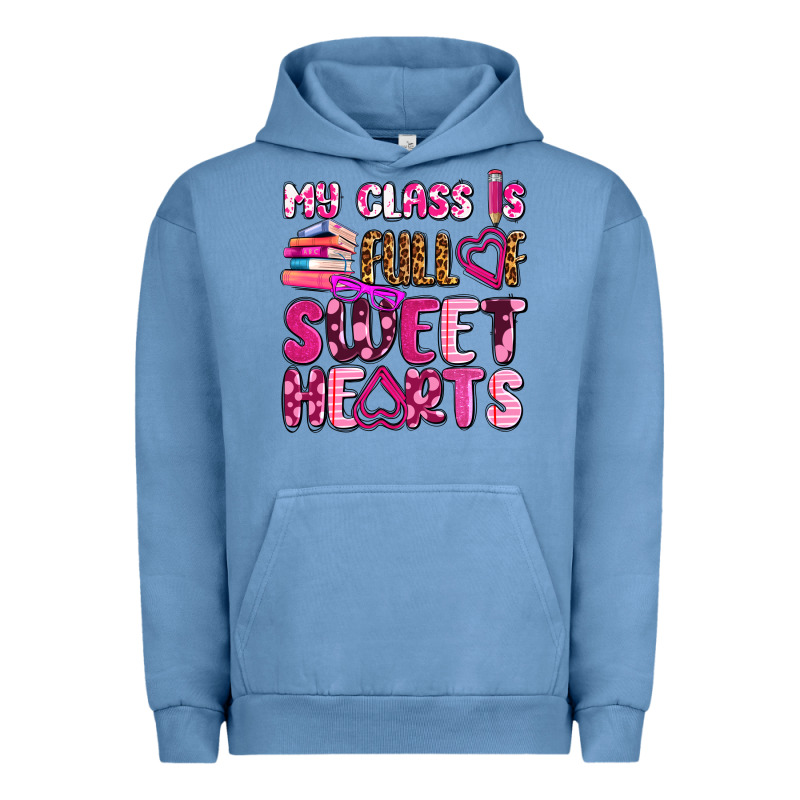 My Class Is Full Of Sweet Hearts Olivia Urban Hoodie by OliviaCreatesArt | Teevron