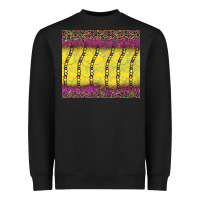 Black mardi gras bead leopard Heavyweight Sweatshirt - BarkalooDesign