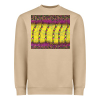 Mardi Gras Bead Leopard Heavyweight Sweatshirt | Teevron