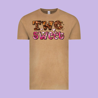 Two Sweet Donut Vintage Tee Designed By Adodesignshop
