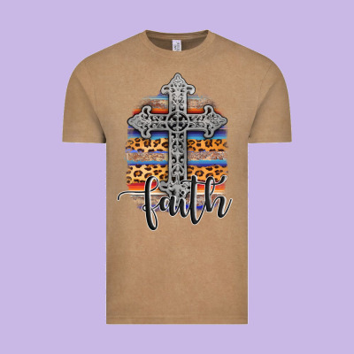 Western Faith Vintage Tee Designed By Adodesignshop