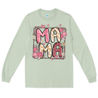 Matcha floral mama Long Sleeve Tee - MaliasSmallBusiness