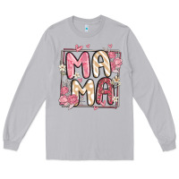 Moon Dust floral mama Long Sleeve Tee - MaliasSmallBusiness