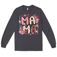 Smoke floral mama Long Sleeve Tee - MaliasSmallBusiness