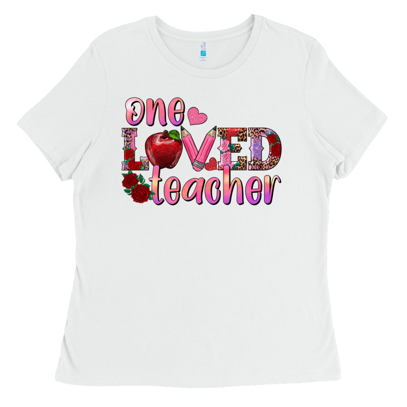 One Loved Teacher Ladies Tee by RanaPortraitStore | Teevron
