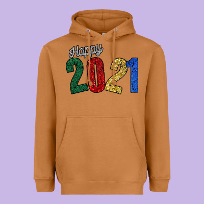 Happy 2021 Heavyweight Hoodie Designed By Bettercallsaul