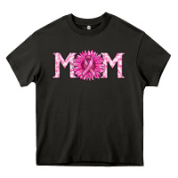 Asphalt breast cancer mom Heavy Core Tee - RanaPortraitStore