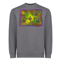 Storm mardi gras background Heavyweight Sweatshirt - BarkalooDesign