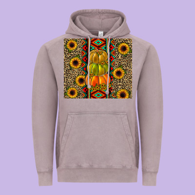 Pumpkin Vintage Hoodie Designed By Jahusdesignshop