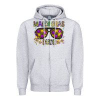 Mardi Gras Dude Zipper Hoodie | Teevron