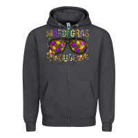 Smoke Mardi gras dude Zipper Hoodie - BundleAndBundleShop