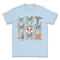 Dusty Blue easter bow Classic Tee - CowhideDigitalArt