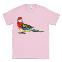 Bubblegum Pink Rosella Bird Classic Tee - LillyAllenDesigns