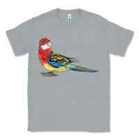 Heather Grey Rosella Bird Classic Tee - LillyAllenDesigns