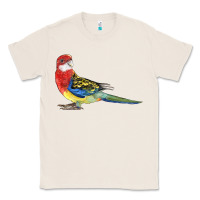 Natural Rosella Bird Classic Tee - LillyAllenDesigns