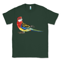 Sports Green Rosella Bird Classic Tee - LillyAllenDesigns
