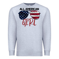 Heather Grey All American Girl Premium Sweatshirt - Bettercallsaul
