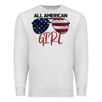 Oatmeal Heather All American Girl Premium Sweatshirt - Bettercallsaul