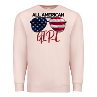 Pale Pink All American Girl Premium Sweatshirt - Bettercallsaul