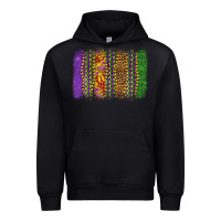 Black mardi gras brushstroke Urban Hoodie - OliviaCreatesArt