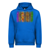 Cobalt mardi gras brushstroke Urban Hoodie - OliviaCreatesArt