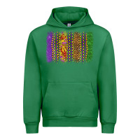 Emerald mardi gras brushstroke Urban Hoodie - OliviaCreatesArt