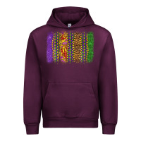 Mauve Wine mardi gras brushstroke Urban Hoodie - OliviaCreatesArt