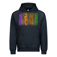 Navy mardi gras brushstroke Urban Hoodie - OliviaCreatesArt