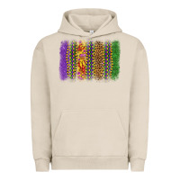 Pigment French Oak mardi gras brushstroke Urban Hoodie - OliviaCreatesArt