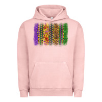 Pigment Salmon mardi gras brushstroke Urban Hoodie - OliviaCreatesArt