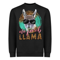 Black western no prob llama Heavyweight Sweatshirt - LillyAllenDesigns