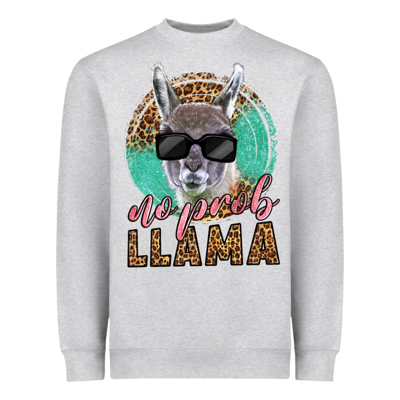Western No Prob Llama Heavyweight Sweatshirt by LillyAllenDesigns | Teevron