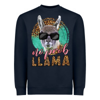 Navy western no prob llama Heavyweight Sweatshirt - LillyAllenDesigns