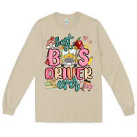 Mushroom best bus driver ever Long Sleeve Tee - MaliasSmallBusiness