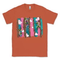 Copper v.d turquoise leopard and flowers  brushstrokes Classic Tee - AdoDesignShop