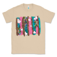 Mushroom v.d turquoise leopard and flowers  brushstrokes Classic Tee - AdoDesignShop