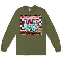 Army Green race wife Long Sleeve Tee - JahusDesignShop