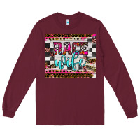 Burgundy race wife Long Sleeve Tee - JahusDesignShop