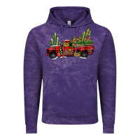 Cloud Purple christmas truck Vintage Hoodie - JahusDesignShop