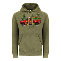 Vintage Olive christmas truck Vintage Hoodie - JahusDesignShop