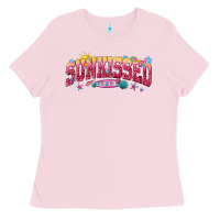 Bubblegum Pink sunkissed Ladies Tee - texasbilliewilder