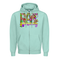 Seafoam Mardi Gras fat tuesday Zipper Hoodie - BundleAndBundleShop